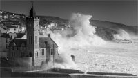 585 - STORM FORCE - MCCLEERY RICHARD - united kingdom <div : Cornwall, Porthleven, Storm, Waves, Weather